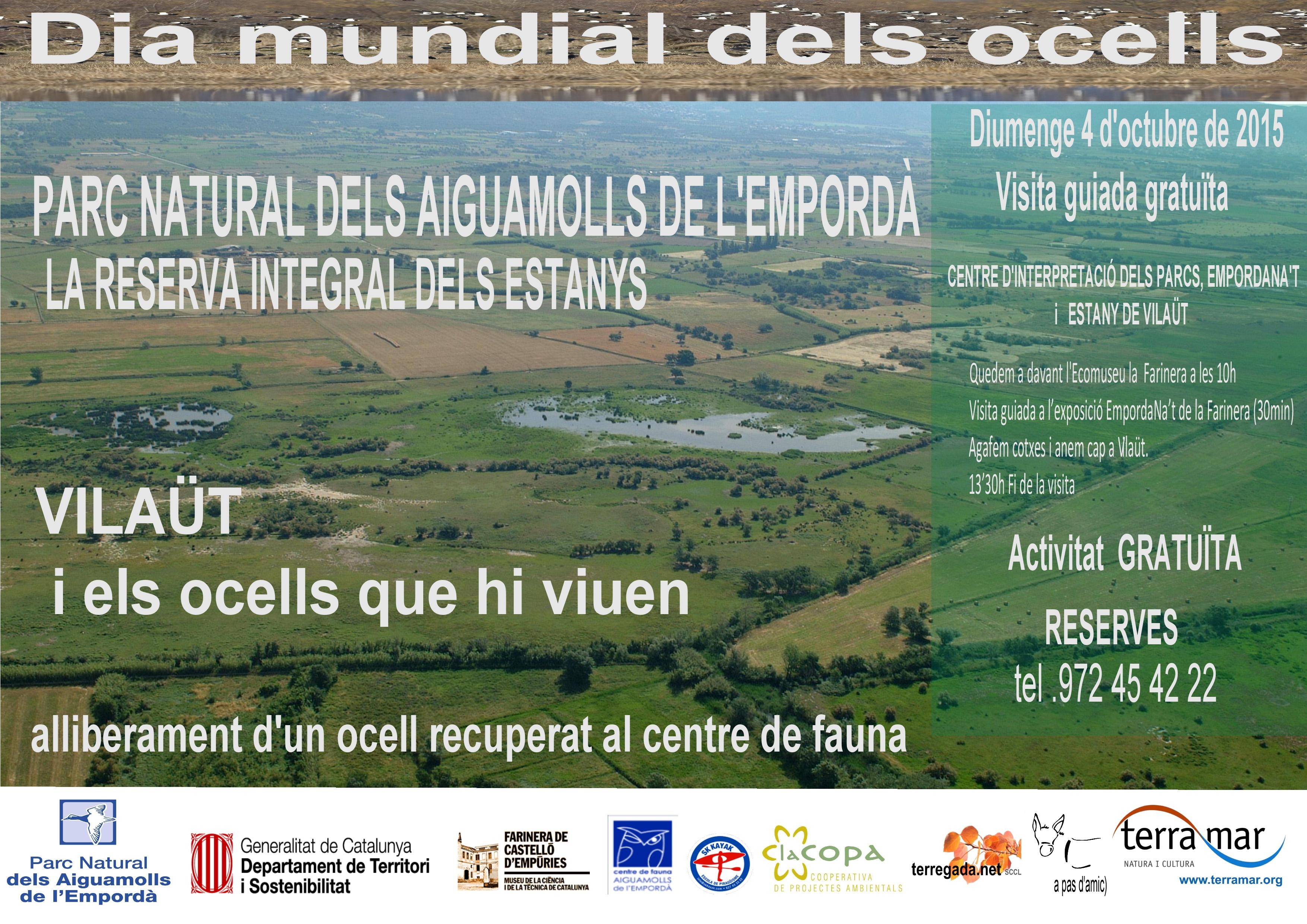 Dia mundial dels ocells. Vine a la Visita guiada a Vilaüt