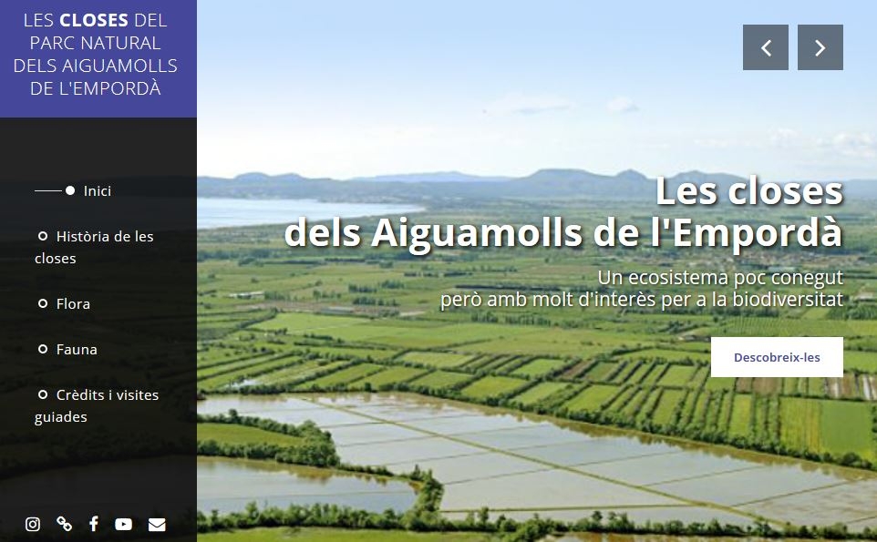 Recurs pedagògic en línia sobre les closes dels Aiguamolls de l'Empordà